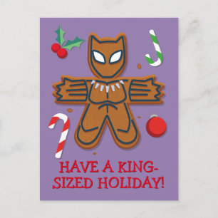 Avengers Seasonal   Black Panther Cookie Postcard