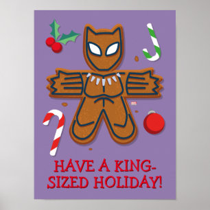 Avengers Seasonal Black Panther Cookie Poster