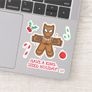 Avengers Seasonal Black Panther Cookie Sticker