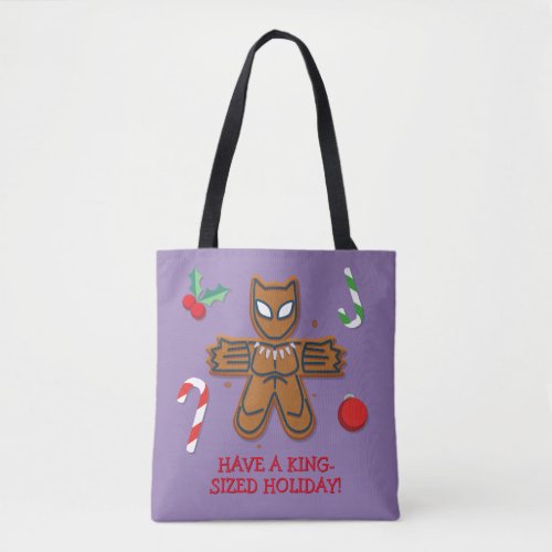 Avengers Seasonal  Black Panther Cookie Tote Bag