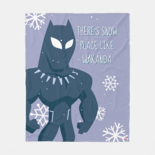 Avengers Seasonal Black Panther Fleece Blanket