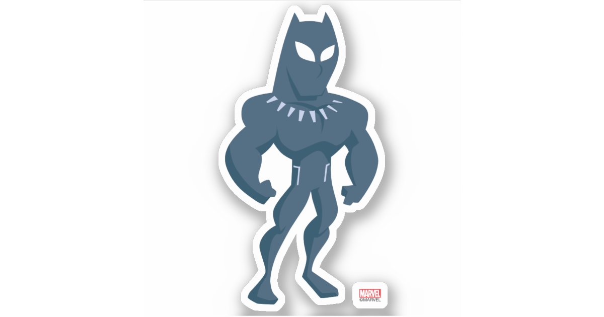 Avengers Seasonal | Black Panther Sticker | Zazzle