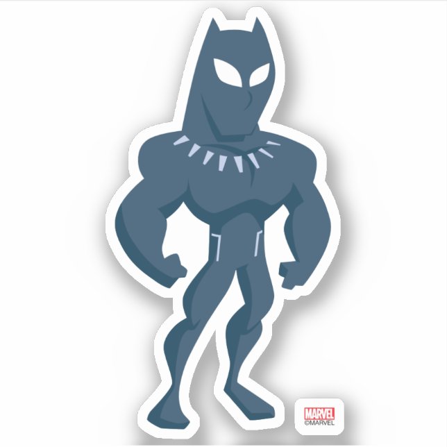 Avengers Seasonal | Black Panther Sticker (Front)