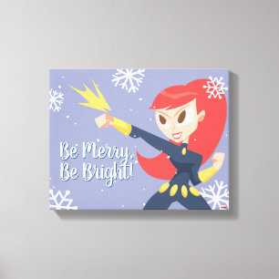 Avengers Seasonal   Black Widow Canvas Print