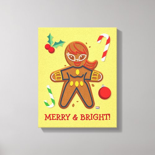 Avengers Seasonal  Black Widow Cookie Canvas Print