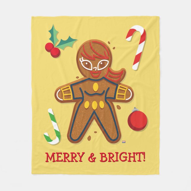 Avengers Seasonal | Black Widow Cookie Fleece Blanket (Front)