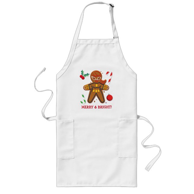 Avengers Seasonal | Black Widow Cookie Long Apron (Front)
