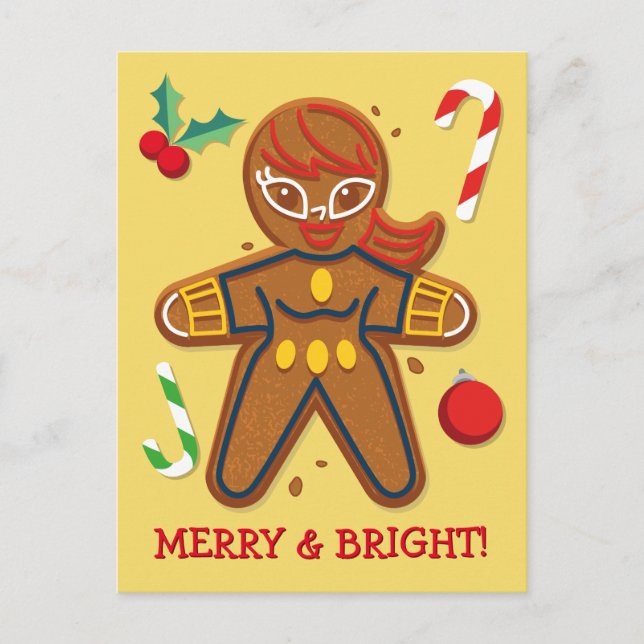 Avengers Seasonal | Black Widow Cookie Postcard (Front)