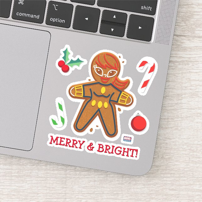 Avengers Seasonal | Black Widow Cookie Sticker (Detail)