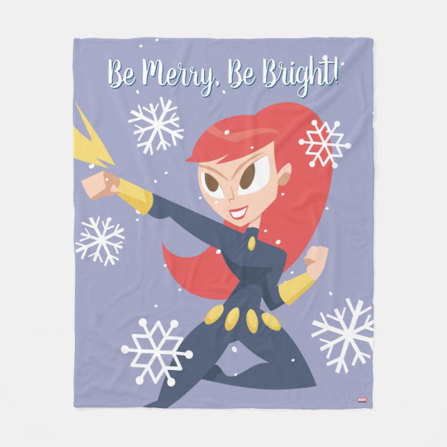 Avengers Seasonal | Black Widow Fleece Blanket (Front)