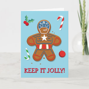 Avengers Seasonal   Captain America Cookie Card