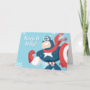 Avengers Seasonal   Captain America Holiday Card