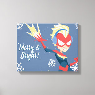 Avengers Seasonal   Captain Marvel Canvas Print