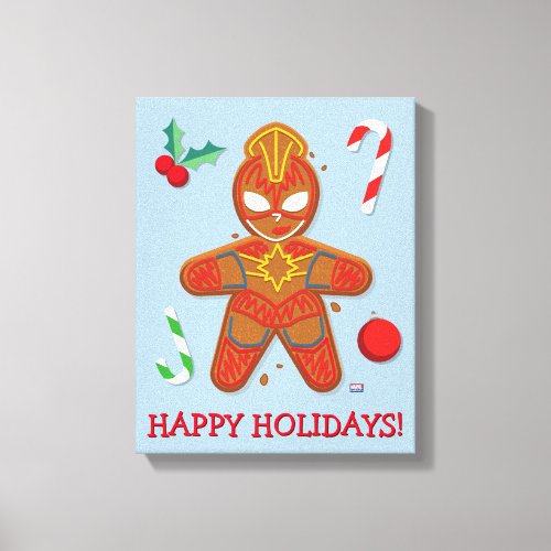 Avengers Seasonal  Captain Marvel Cookie Canvas Print