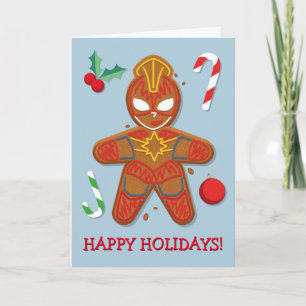 Avengers Seasonal   Captain Marvel Cookie Card