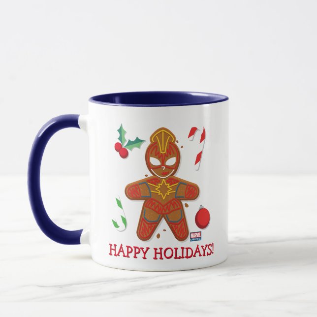 Avengers Seasonal | Captain Marvel Cookie Mug (Left)