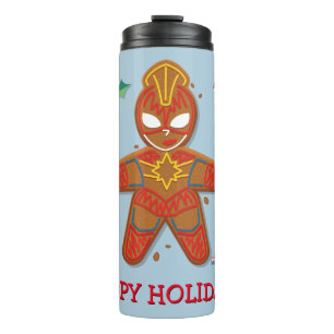 Avengers Seasonal Captain Marvel Cookie Thermal Tumbler