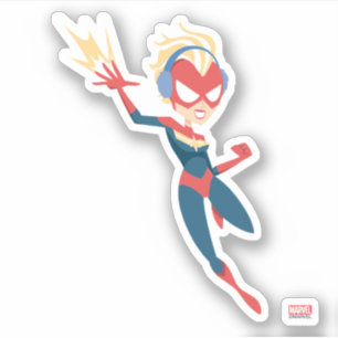 Avengers Seasonal   Captain Marvel Sticker