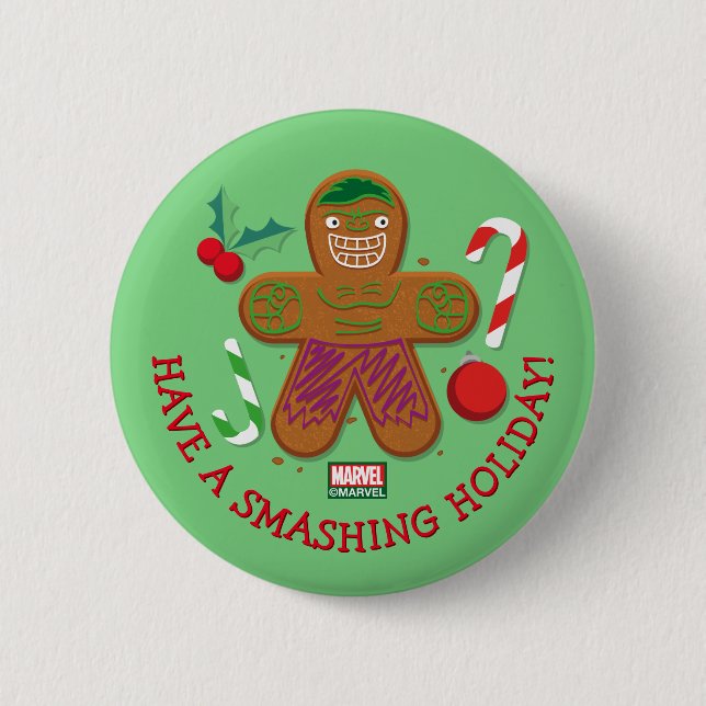 Avengers Seasonal | Hulk Cookie Button (Front)