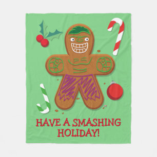 Avengers Seasonal   Hulk Cookie Fleece Blanket