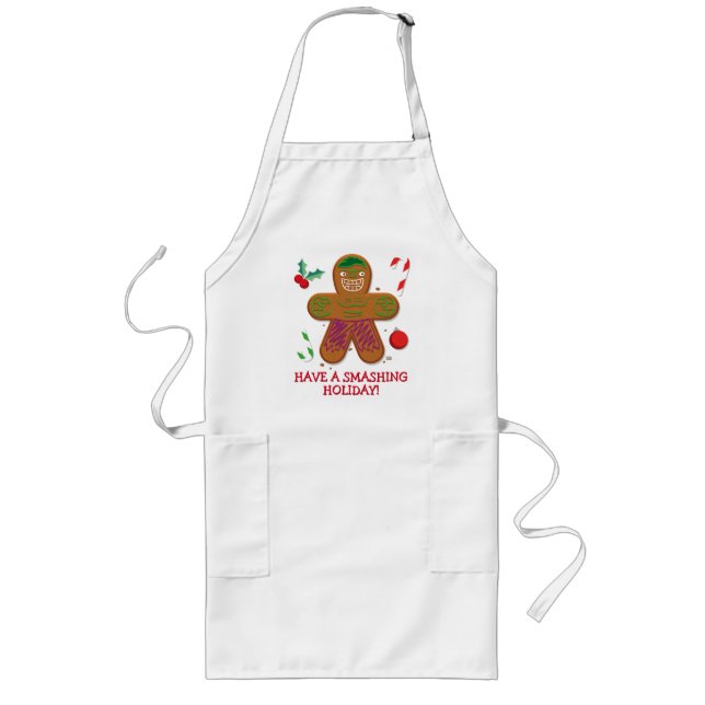 Avengers Seasonal | Hulk Cookie Long Apron (Front)