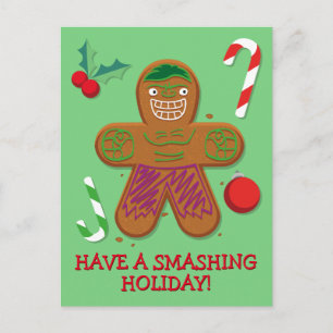 Avengers Seasonal   Hulk Cookie Postcard