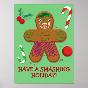 Avengers Seasonal Hulk Cookie Poster