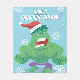 Avengers Seasonal Hulk Fleece Blanket