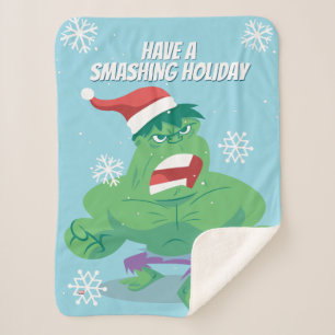 Avengers Seasonal Hulk Sherpa Blanket