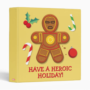 Avengers Seasonal Iron Man Cookie 3 Ring Binder