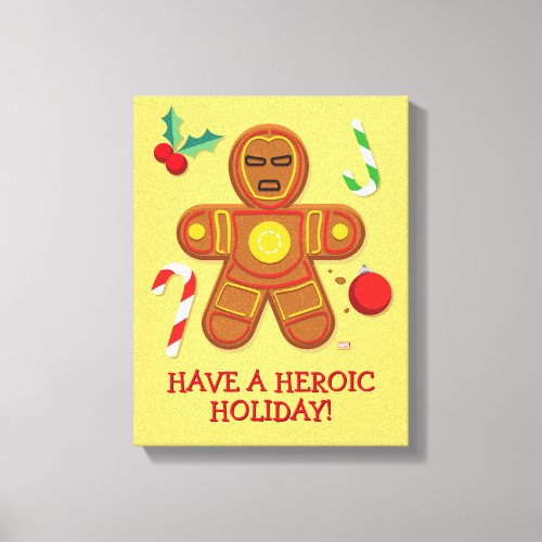 Avengers Seasonal  Iron Man Cookie Canvas Print