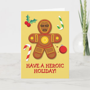 Avengers Seasonal Iron Man Cookie Card