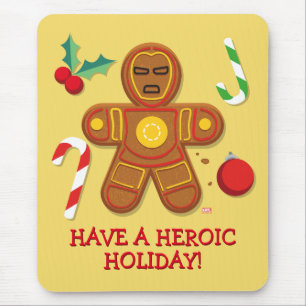 Avengers Seasonal Iron Man Cookie Mouse Pad