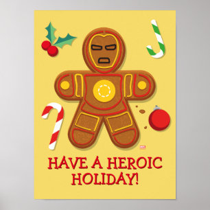 Avengers Seasonal Iron Man Cookie Poster