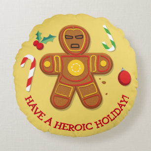 Avengers Seasonal Iron Man Cookie Round Pillow
