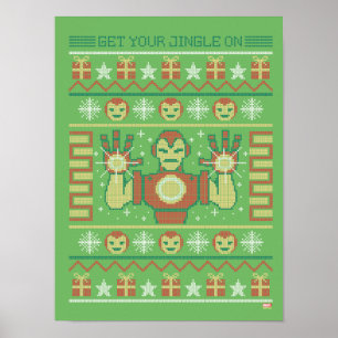 Avengers Seasonal Iron Man "Get Your Jingle On" Poster