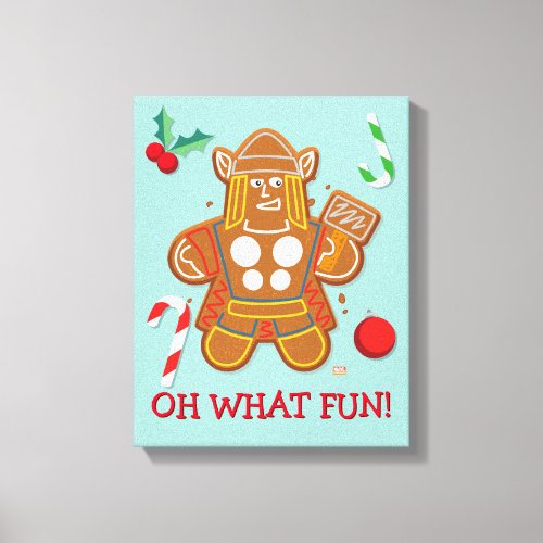 Avengers Seasonal  Thor Cookie Canvas Print