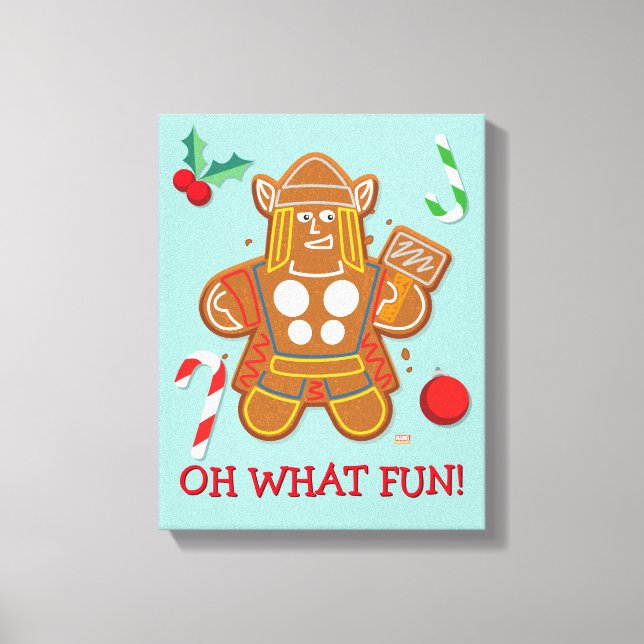 Avengers Seasonal | Thor Cookie Canvas Print (Front)