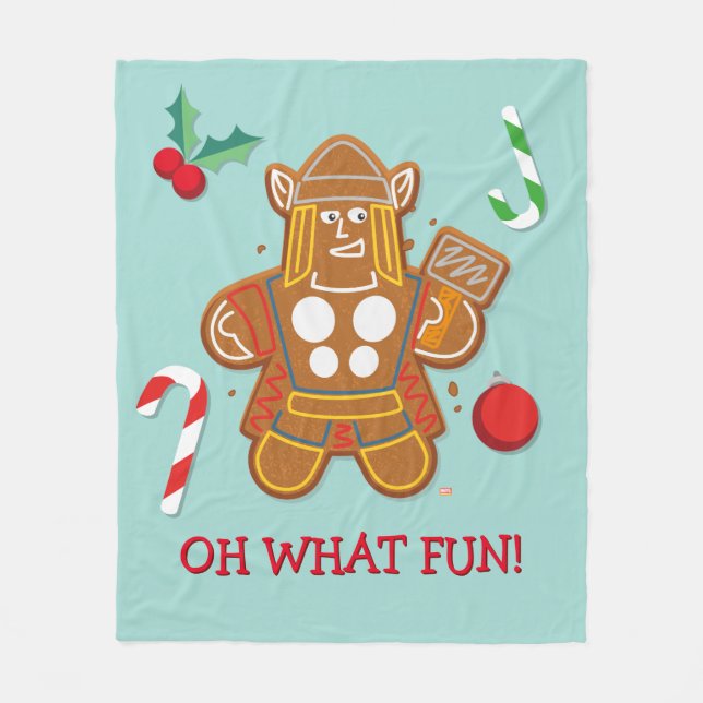 Avengers Seasonal | Thor Cookie Fleece Blanket (Front)