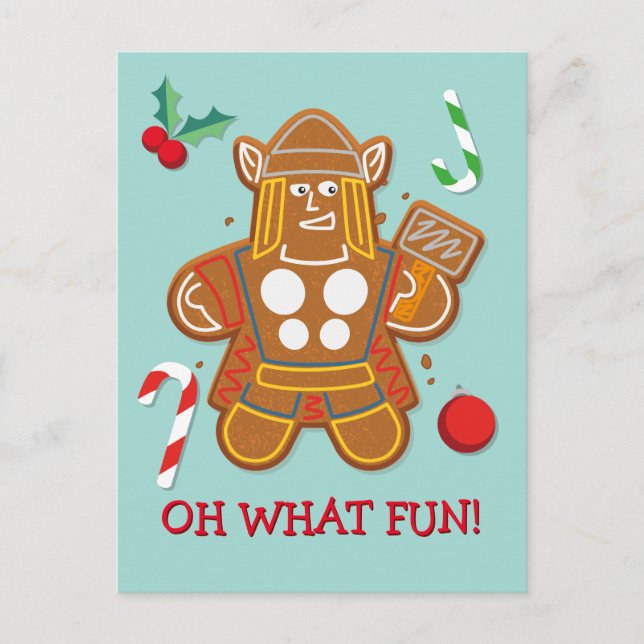 Avengers Seasonal | Thor Cookie Postcard (Front)
