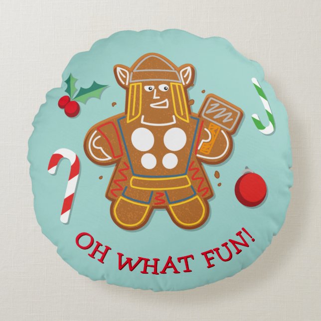 Avengers Seasonal | Thor Cookie Round Pillow (Front)