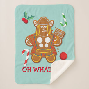 Avengers Seasonal   Thor Cookie Sherpa Blanket