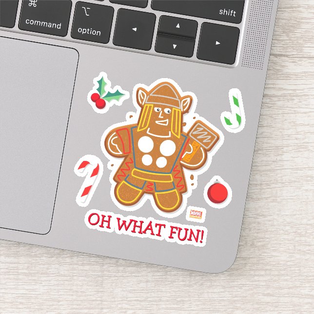 Avengers Seasonal | Thor Cookie Sticker (Detail)
