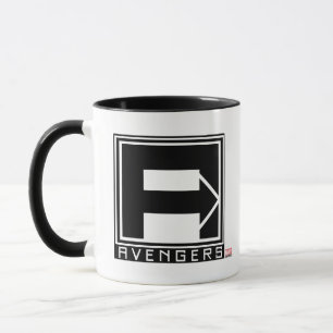 Avengers   Square Blocked Avengers Logo Mug