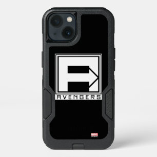 Avengers Square Blocked Avengers Logo iPhone 13 Case