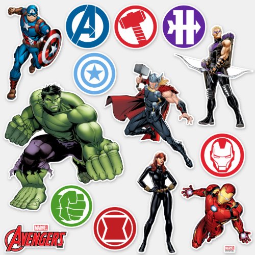 Avengers Sticker Sheet