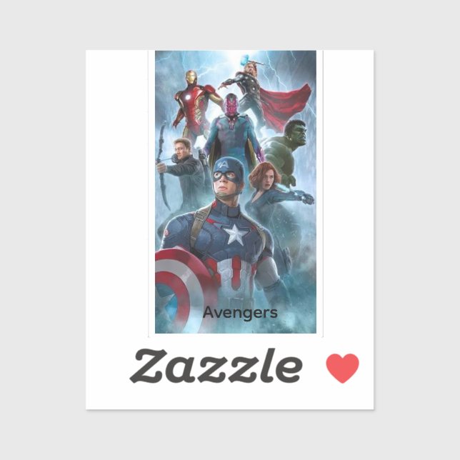 Avengers stiker sticker (Sheet)