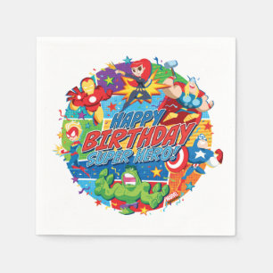 Avengers Super Hero Birthday Napkins