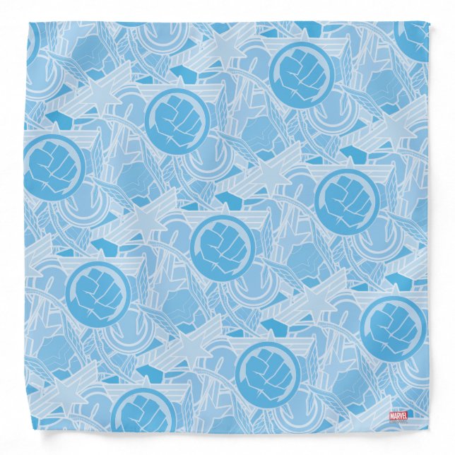 Avengers Symbols Pattern Bandana (Front)