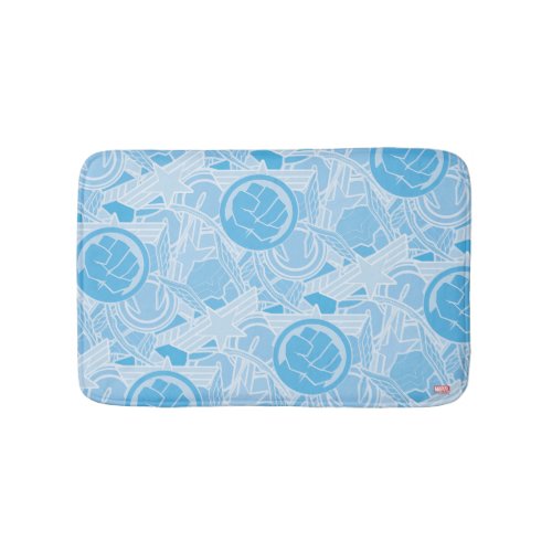 Avengers Symbols Pattern Bathroom Mat